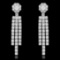 18K White Gold and 2.55ct Diamond Earrings