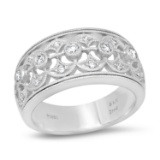 Platinum Setting with 0.30ct Diamond Ladies Band