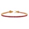 14k Yellow Gold 7.40ct Ruby 0.41ct Diamond Bracelet