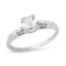14K White Gold Setting with 0.30tcw Diamond Ladies Ring