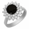 14k White Gold 1.87ct & 1.02ct Diamond Ring