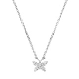 18K White Gold Setting with 1.05ct Diamond Ladies Butterfly