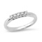 14K White Gold Setting with 0.21ct Diamond Ladies Band