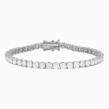 18k White Gold 8.74ct Diamond Tennis Bracelet