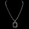 18k White Gold 33.36ct Tourmaline 7.35ct Diamond Necklace