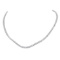 18K White Gold and 16.63ct Diamond Necklace