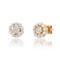 18K Rose Gold Setting with 0.94ct Diamond Earrings
