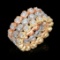 14k Yellow, White & Rose Gold 3.33ct Diamond Ring Set