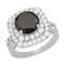14k White Gold 2.81ct & 4.46ct Diamond Ring