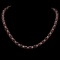 14K Gold 61.59ct Ruby & 2.14ct Diamond Necklace