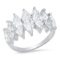 18K White Gold Setting with 3.00ct Diamond Ladies Ring
