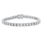 14K White Gold Setting with 3.46ct Diamond Bracelet
