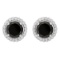 14k White Gold 4.45ct & 0.74ct Diamond Earrings