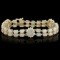 14K Gold 12.13ct Opal 1.39ct Diamond Bracelet