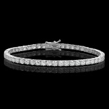 18k White Gold 7.91ct Diamond Bracelet