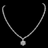 18K Gold 18.31ct Diamond Necklace