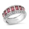 18K White Gold Setting with 1.4ct Sapphire and 0.34ct Diamond Ladies Ring