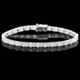 18K Gold 8.69ct Diamond Bracelet