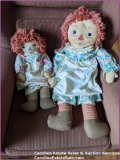 2 Vintage Raggedy Ann Dolls