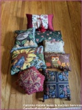 Collection of Misc Throw Pillows