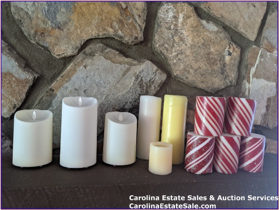 3 Battery Operated Candles & More