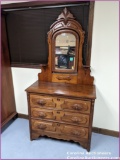 Antique Victorian Dresser with Mirror