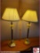 2 Tall Table Lamps with Shades