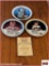 3 Vintage Kelloggs Collectible Plates