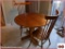 2 Vintage High Back Chairs & Table