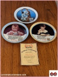 3 Vintage Kelloggs Collectible Plates
