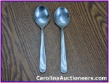 2 Vintage Spoons, Hotel Ambassadeurs - Hepp Roneusil