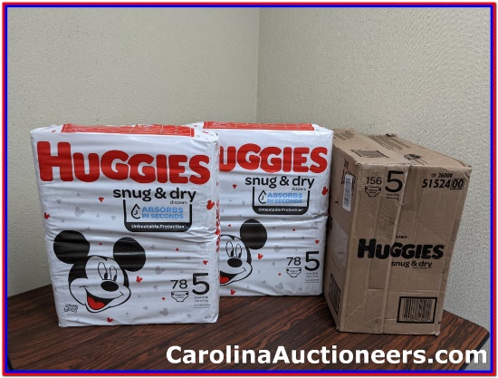 Huggies Snug & Dry Diapers Over 27lbs (156 Count)