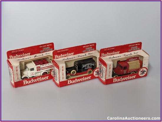 Budweiser Miniature Trucks