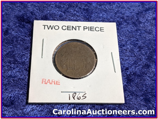 1865 US Two Cent Piece