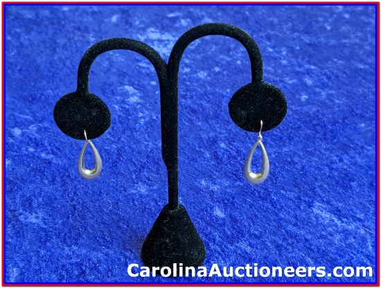 Stamped 14k Dangle Earrings