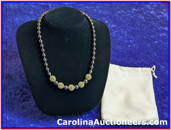 Stamped Italy 925 Milor Necklace Approx: 18"