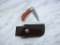 Damascus Handmade Pocket Knife with Sheath