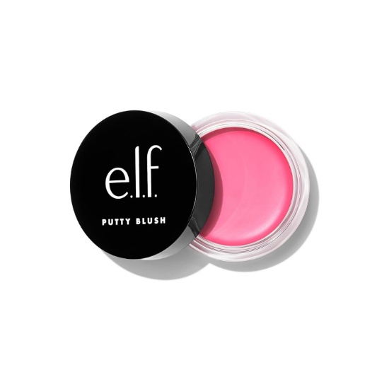 e.l.f. Putty Blush, Creamy & High-Pigment, Semi-Matte & Powder Finish, Vegan, Bora Bora