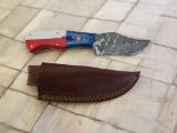 Damascus Handmade Knife with Sheath
