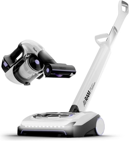 GTECH CORDLESS VAC SYSTEM PLATINUM BUNDLE - AIRRAM & MULTI PLATINUM W/RECHARGEABLE BATTERY