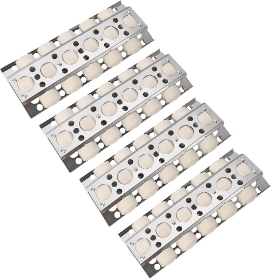 GASSAF HEAT PLATE, 16.5" X 6.5 , FOR TURBO BBQ, 4-PACK, STAINLESS STEEL, FOR NEXGRILL (16 1/2 X 6 1/