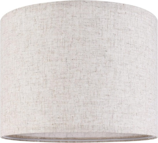 GO&SO LINEN DRUM LAMP SHADE, 13X13X10, BEIGE GRAY, FOR TABLE LAMPS - ASSEMBLY REQUIRED