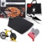 SKR - Stainless Steel Pizza Peel 13*16 Inch, Cutter, Scissor, Glove, Storage Bag