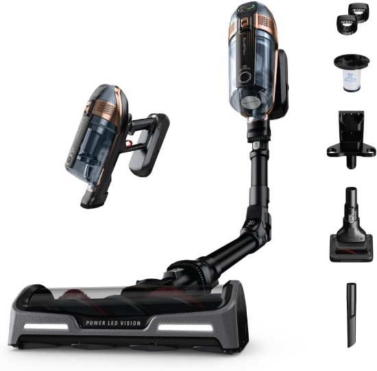 Rowenta Cordless Vacuum, X-Force Flex 15.60, 30.4 Oz Dust, 80Min Run, 3Hr Charge (Factory Sealed)