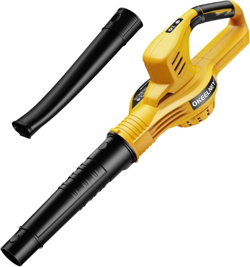 Cordless Leaf Blower for DeWalt 20v Batteries, 2 Speed Mode, (Battery Sold Separately)