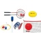MD Sports 6 In 1 Backyard Game Set - Volleyball, Badminton, Horseshoes, Disc Toss & More