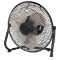 Mainstays 9 in High Velocity Floor Fan, Wall Mount, Black