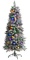 Nearly Natural 5-ft. Flocked British Columbia Mountain Fir 50-Light Artificial Christmas Tree