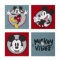 Disney's Mickey Mouse Canvas Wall Art by 4-piece Set by Idea Nuova