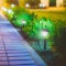 Pure Garden 5-Piece Weather-Resistant Solar Outdoor Light Set